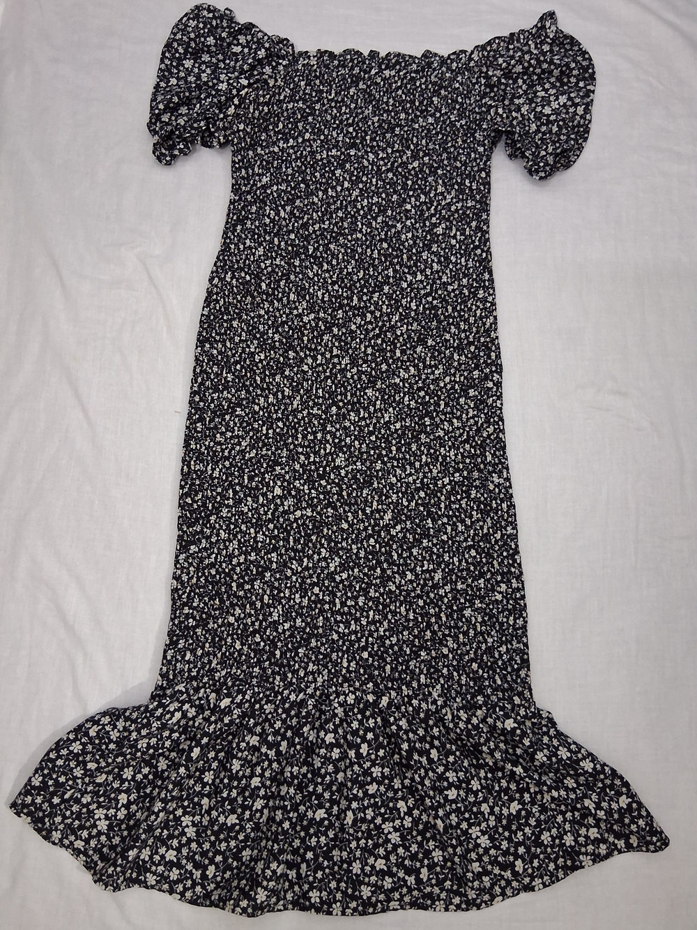 Women's Black Floral Dress